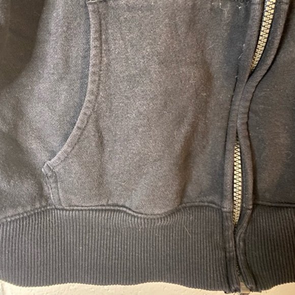 ✨3/$25 Old Navy Kids Full Zip Black Hoodie Youth Unisex Size XL - Picture 4 of 7
